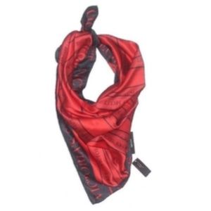 Victoria’s Secret red black polyester scarf